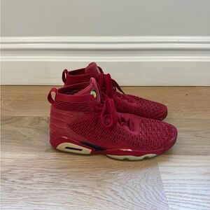 Nike Air Jordan Men’s Red Flyknit Elevation 23 "Last Shot" Sneakers Shoes